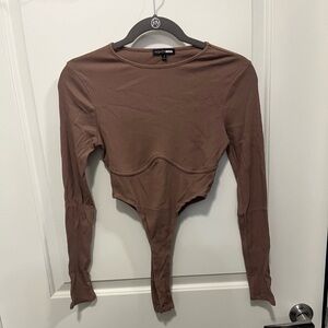 Fashion Nova high cut out body suit